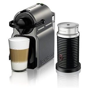 $99.99 Nespresso Inissia Espresso Machine by Breville with Aeroccino, 胶囊咖啡机 + Nespresso奶泡机