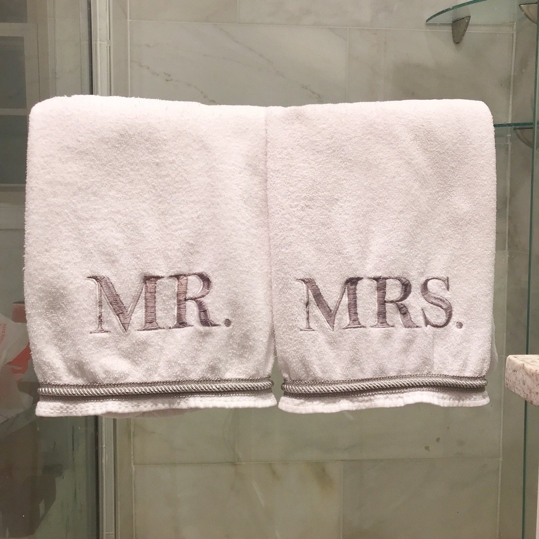 Mr. & Mrs. 浴巾
