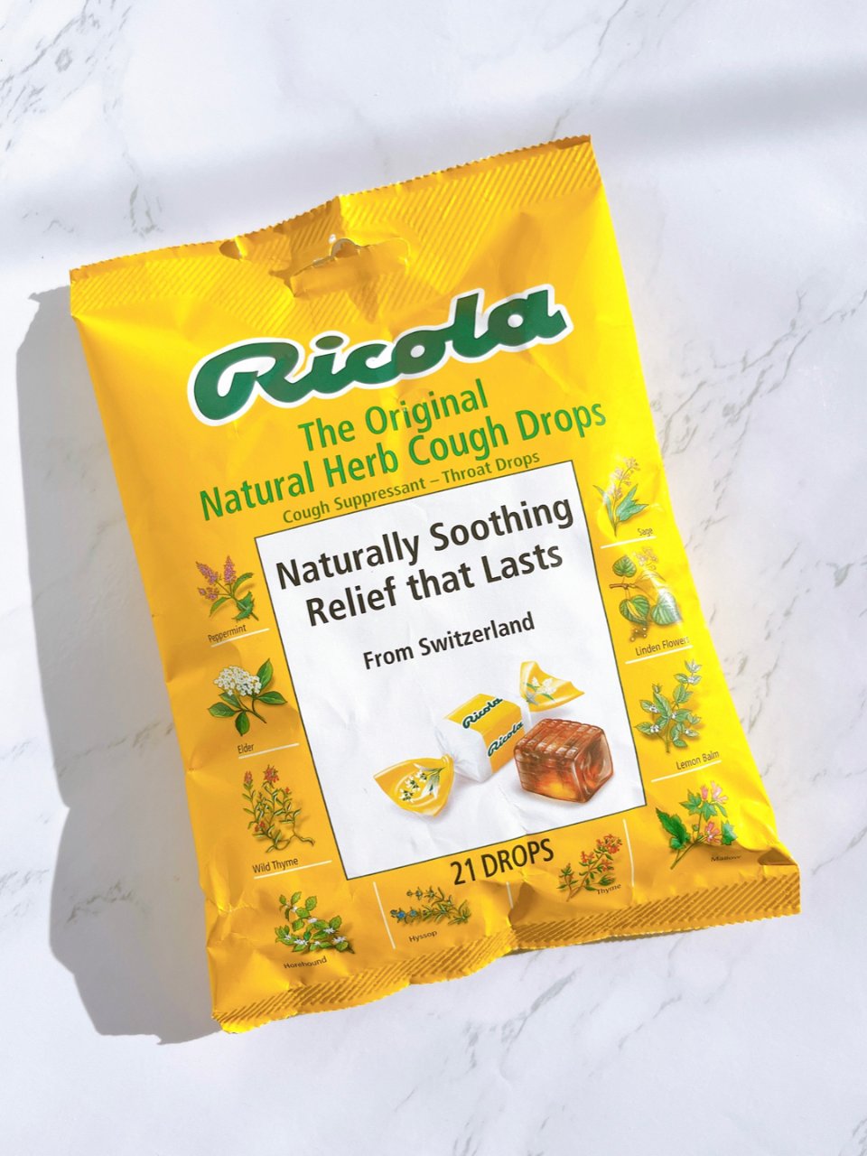 Ricola 利口乐,Ricola Cough Drops - Natural Herb - 50ct : Target