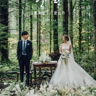 西雅图森林婚礼🌲13000 英里的距离是...