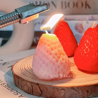 🍓“莓”有烦恼，韩风满满的草莓蜡烛🍓...