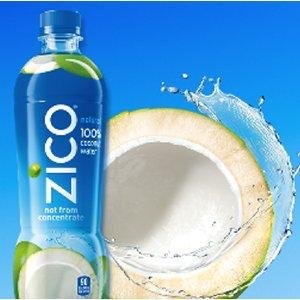 Zico 新包装 有机天然椰子水 16.9盎司 (12瓶)