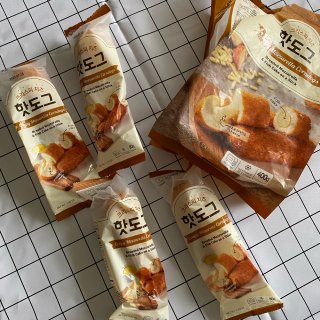 Hmart鱼饼芝士韩式热狗...
