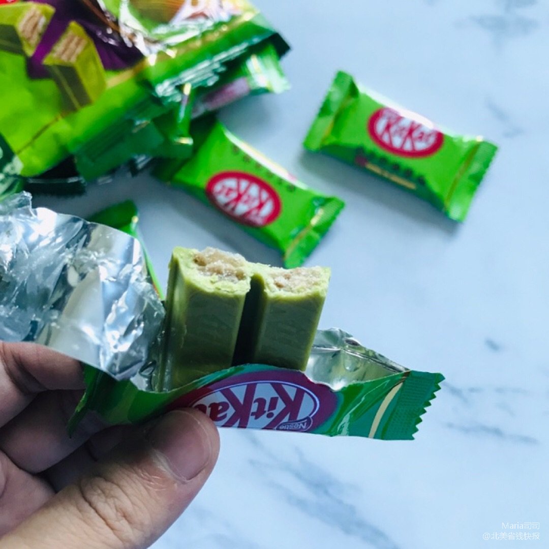 抹茶巧克力威化,味道不错哦!