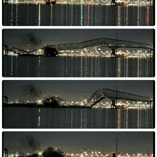 惊！马里兰大桥坍塌！...