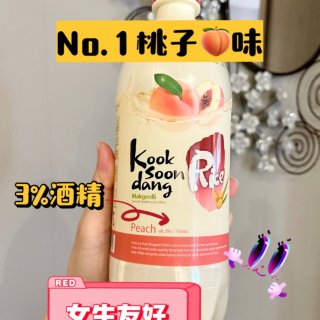 韩国超市人气桃子米酒终于买到了！果断囤货...
