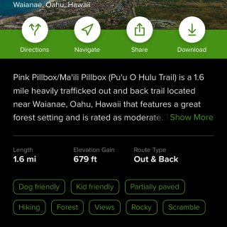 夏威夷Oahu岛hiking推荐...