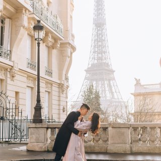 巴黎 💍 Engagement phot...
