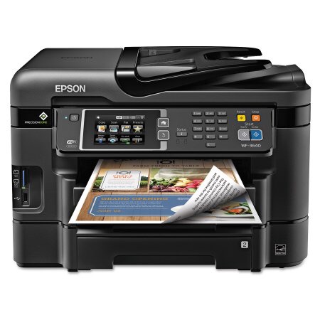 Epson WorkForce WF-3640 All-in-One Printer打印机