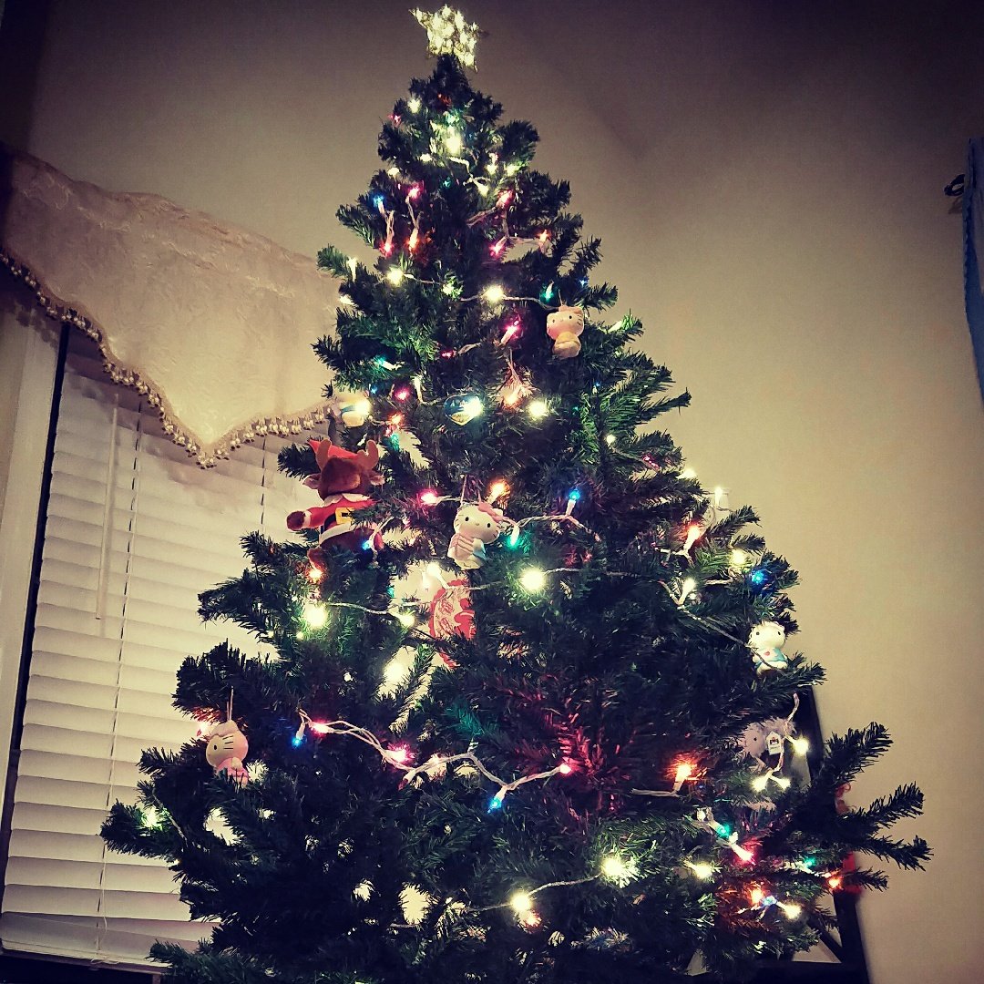 7.5ft漂亮的大圣诞树...
