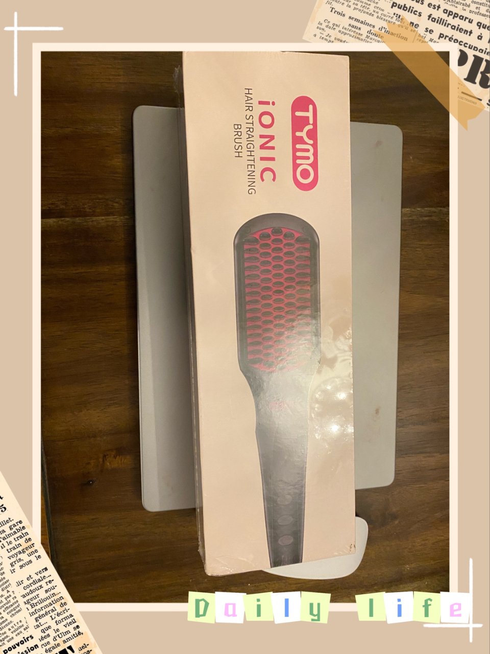 TYMO Ionic Hair Straightener Brush - Enhanced Ionic Straightening Brush with 16 Heat Levels for Frizz-Free Silky Hair, Anti-Scald & Auto-Off Safe & Easy to Use, Straightening Comb for Salon at Home - Walmart.com