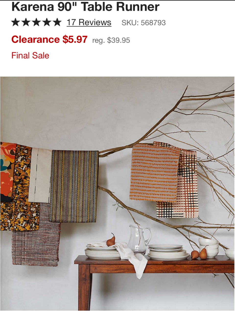 Crate and Barrel Tab...