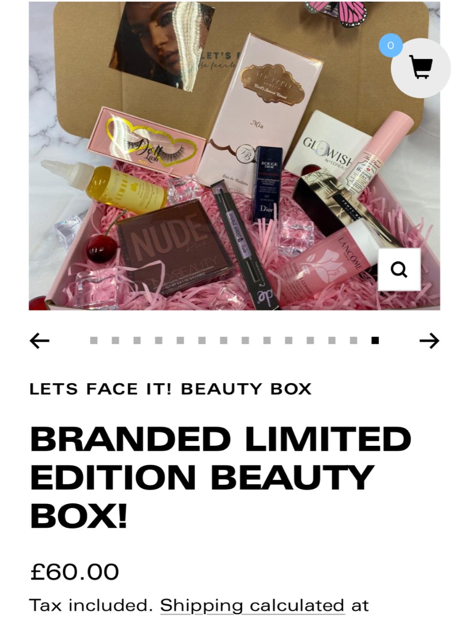 Branded Limited Edition Beauty box! – Lets Face It! Beauty Box