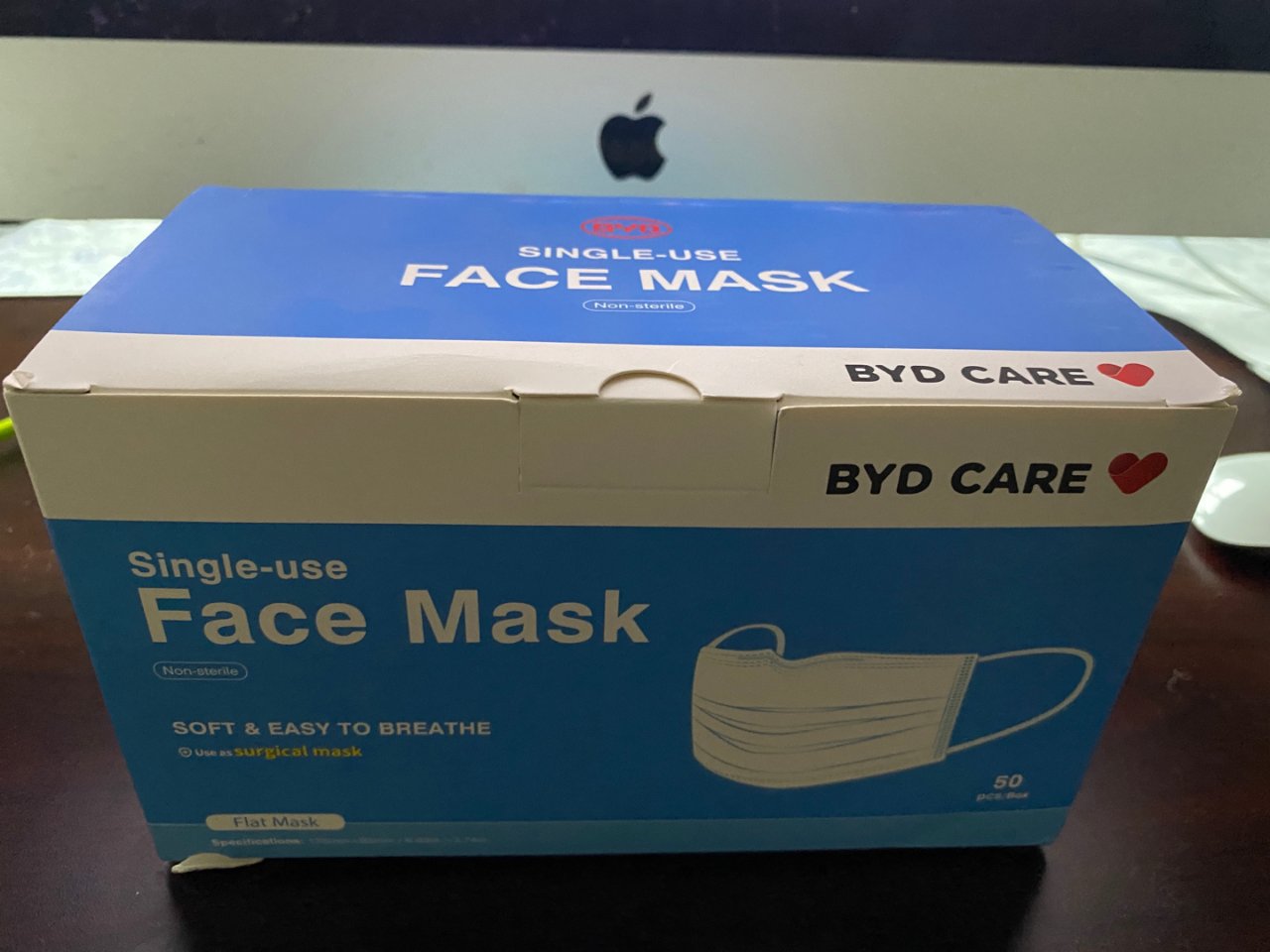 BYD Procedural Mask (Non Sterile), Blue 