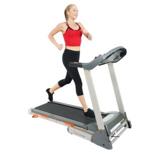Sunny Health & Fitness 液晶显示器 折叠收纳变速跑步机