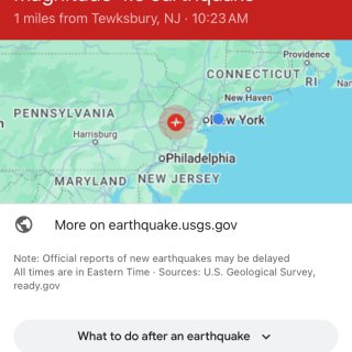 纽约刚刚地震了😂...
