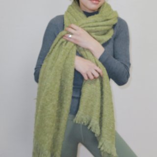 SHEIN 羊毛围巾和软乎乎的奶绿围巾...