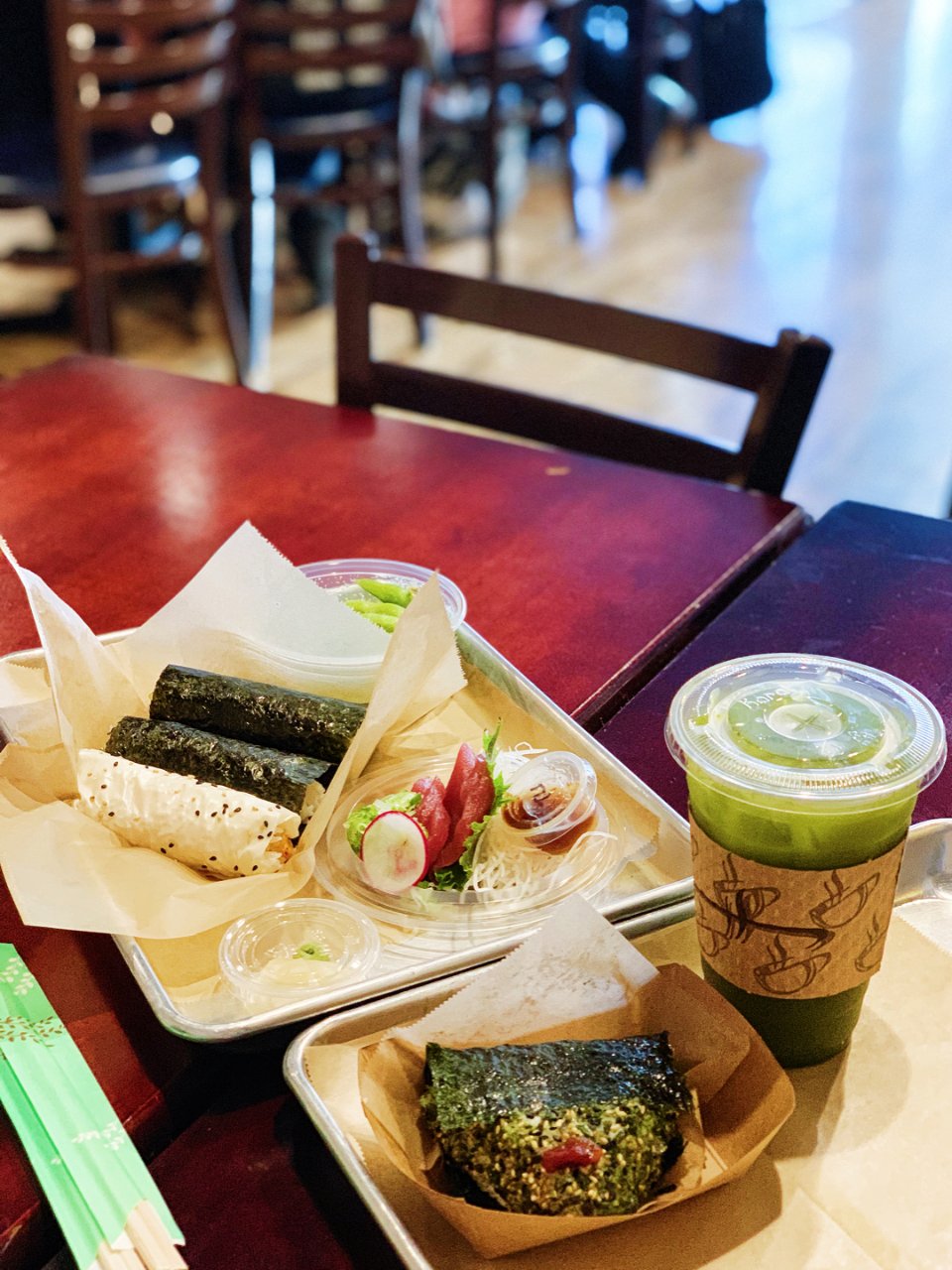饭团,绿茶,寿司手卷,日式饭团,日本料理,日餐