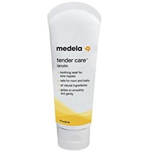 Medela Lanolin Nipplecream for Breastfeeding, All Natural Nipple Cream, Tender Care Lanolin, 2 Ounce Tube @ Amazon