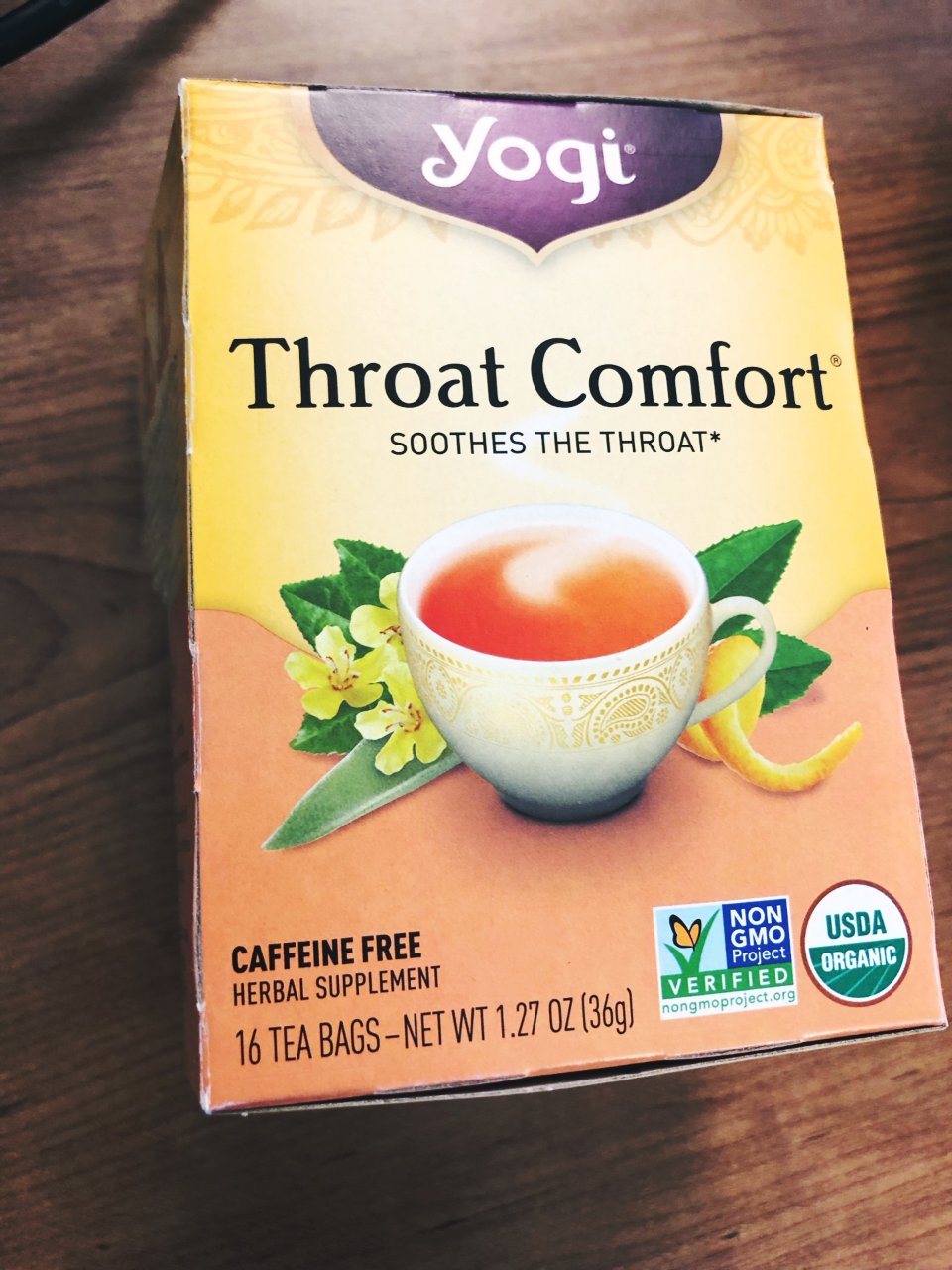 Yogi throat comfort茶...