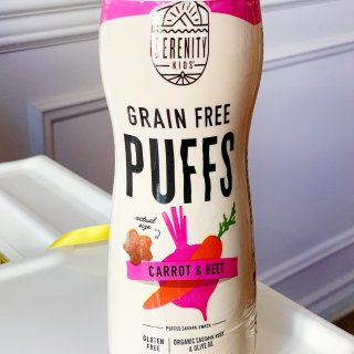 Carrot & Beet Grain Free Puffs with Olive Oil - 6 Pack - Serenity Kids