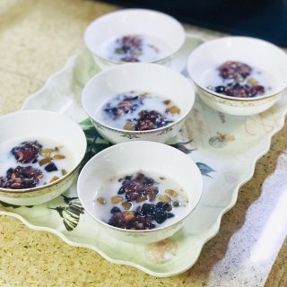 甜品DIY | 黑糖奶茶+椰汁紫米小芋圆...
