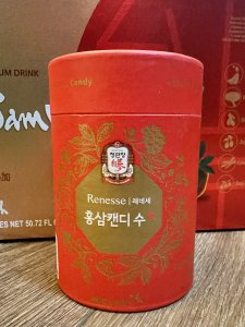 韩国著名品牌“正官庄”高丽参红参硬糖咽喉