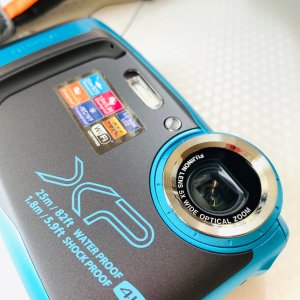 夏季户外运动不可或缺的重要工具：富士运动防水相机