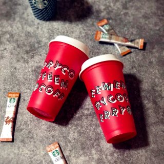 Starbucks 星巴克,Reusable Red Cup,圣诞限量