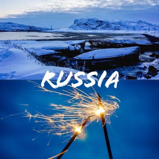 俄罗斯🇷🇺：极夜世界里的冻土荒原...