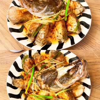 葱油海鲈鱼丨快手食谱推荐 15分钟搞定大...