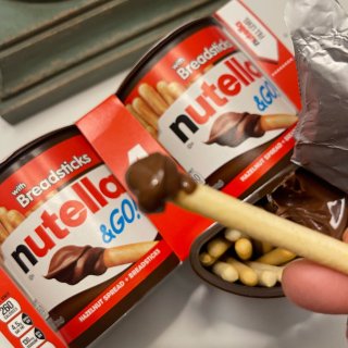 Nutella 软巧克力🍫榛子面包棒...