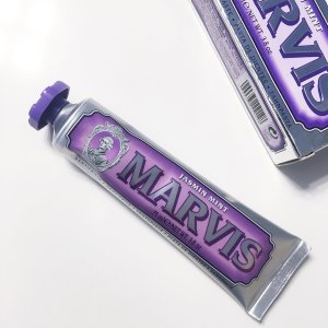 今日刷牙记之【Marvis爱马仕牙膏】紫色茉莉薄荷