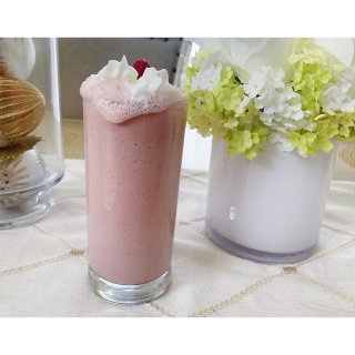 【草莓🍓】草莓奶油可丽饼+草莓奶昔...
