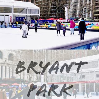 纽约🏮｜周末去Bryant Park滑冰...