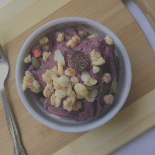 蓝莓Frozen Yogurt｜咸蛋黄冰...