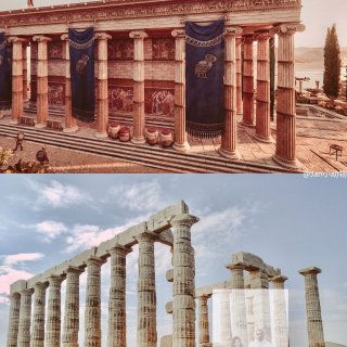 希腊🇬🇷：我在游戏里还原了雅典卫城...