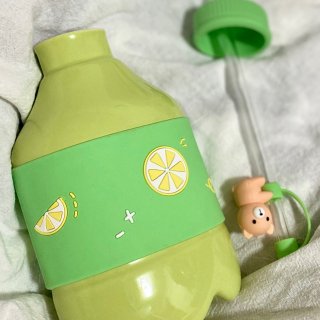 「微众测」创意马卡龙色系快乐水陶瓷水瓶-...