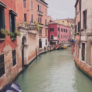威尼斯之旅| 第一天，雨中威尼斯...