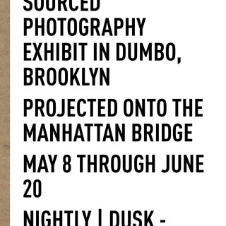 從本週末開始，曼哈頓大橋上將放映一系列父...