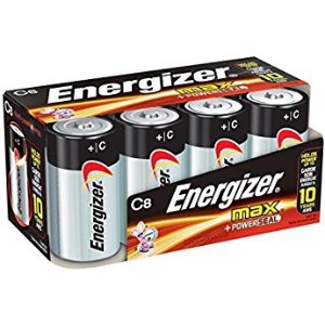 Energizer D Cell 电池 8节装