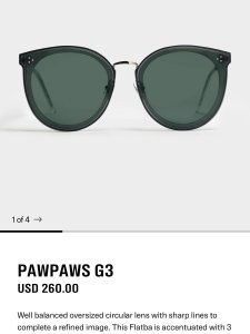 🕶️GM墨镜-pawpaws G3