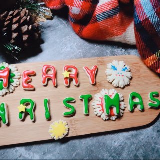 圣诞小甜点-糖霜字母饼干...