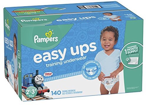 Pampers Diapers for Boys, Size 4 (2T-3T), 140 Count 帮宝适拉拉裤