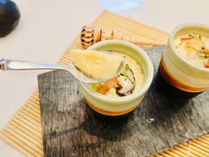 膳魔师焖烧锅食谱～嫩的滑口的鲜虾茶碗蒸