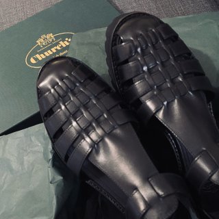 Church's,Shop Church's Kelsey leather sandals with Express Delivery - FARFETCH