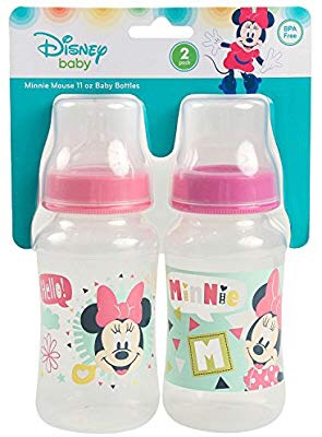 Disney Minnie Mouse 2 Pack 11 Ounce Bottles奶瓶套装