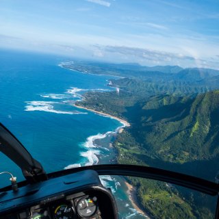 夏威夷可爱岛❤️海边trail超美😍直升...