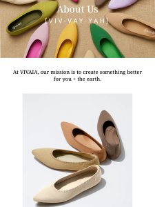 VIVAIA鞋时尚又环保