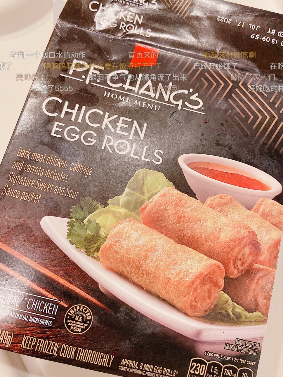 Pf Chang's Frozen Chicken Mini Egg Rolls - 8ct/8.8oz : Target